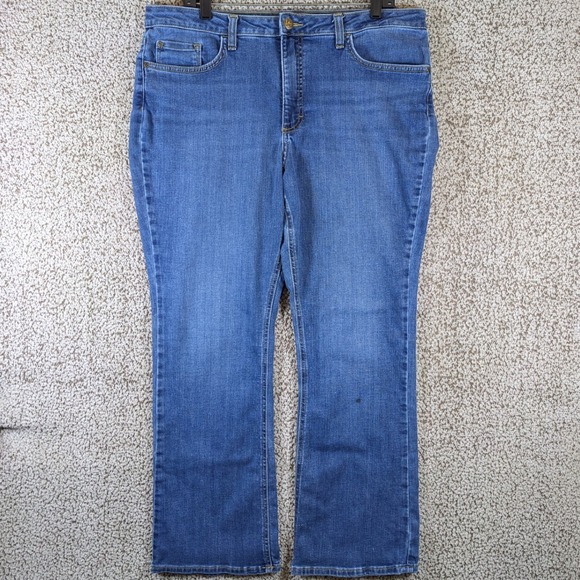Lee Regular Fit‎ Jeans Mid Rise Denim Everyday Casual Comfort Blue Size 18M - Picture 1 of 11